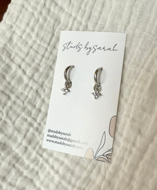 Crystal Drop Huggies