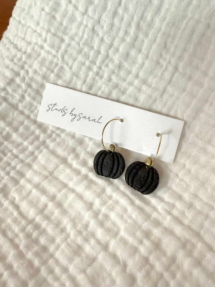 Embossed Pumpkin Hoops