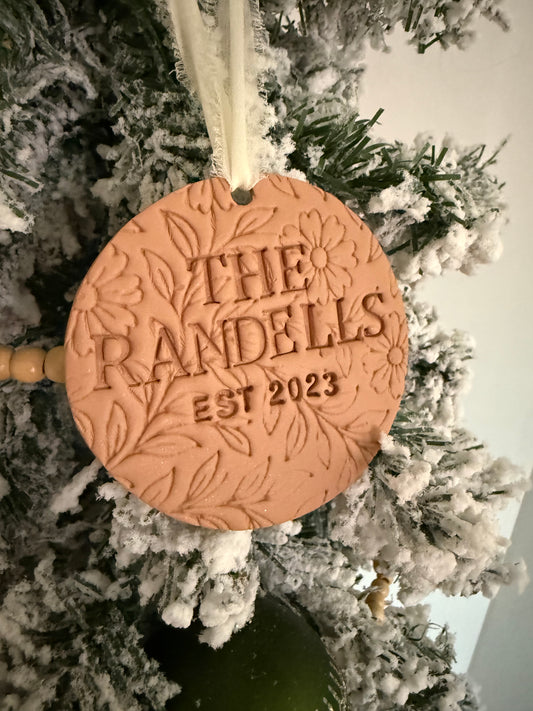 Family Name Ornament