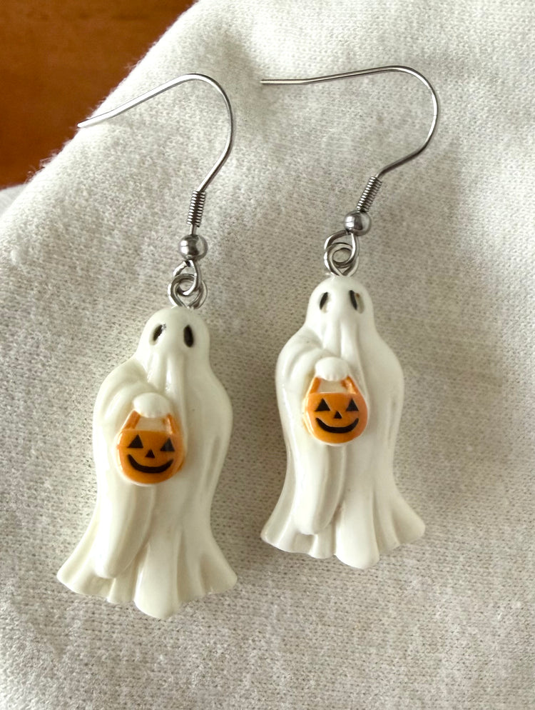 Trick or Treat Ghost Dangles