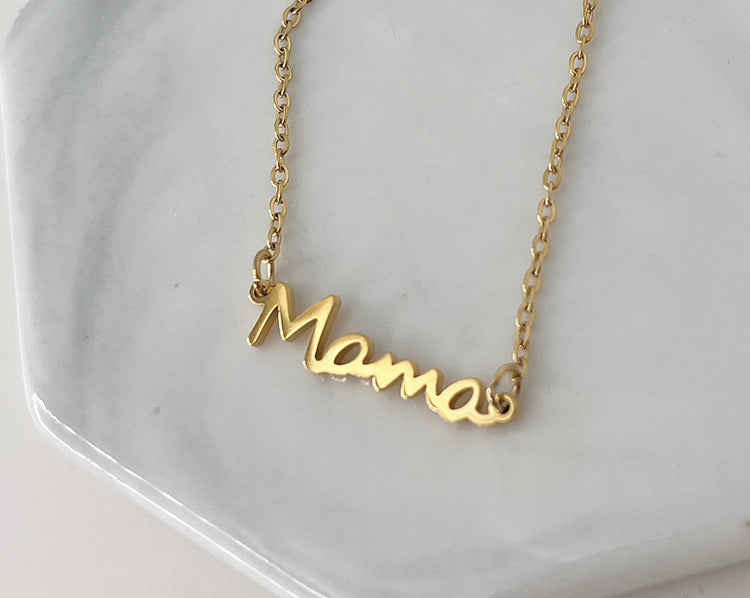 Mama Cursive Bracelet