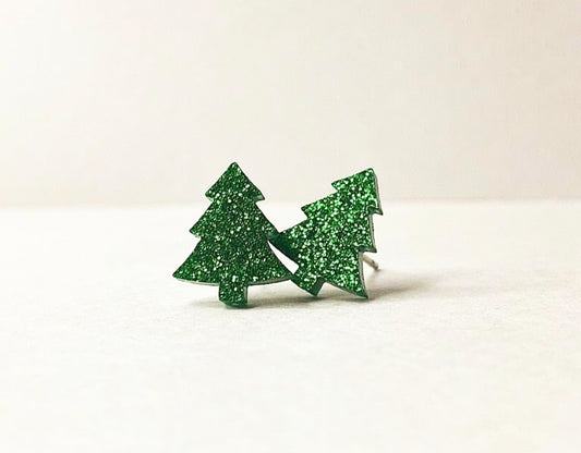 Acrylic Tree Earrings