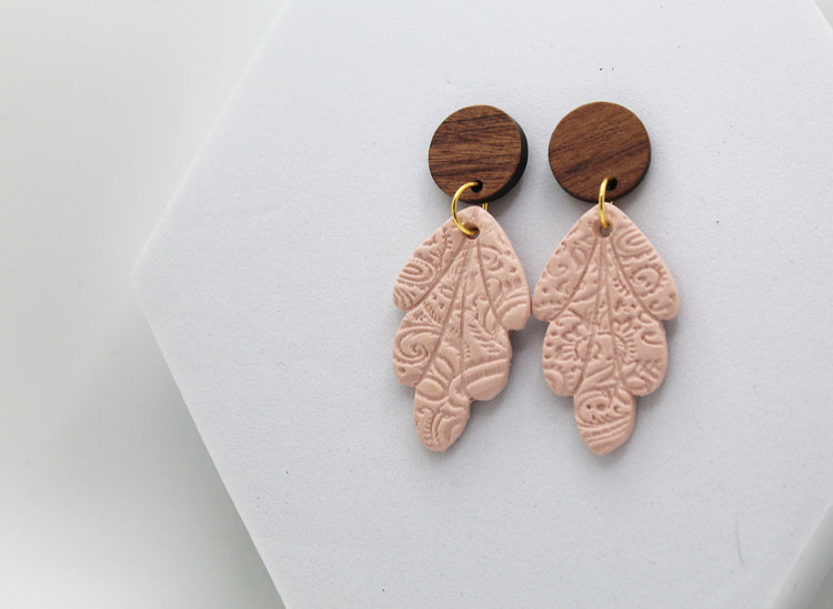 Boho Clay Dangles