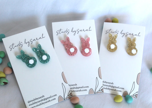 Acrylic Glitter Bunnies