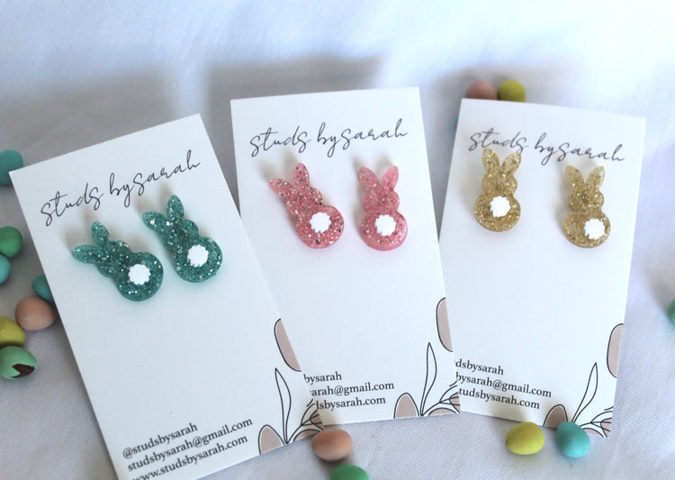 Acrylic Glitter Bunnies