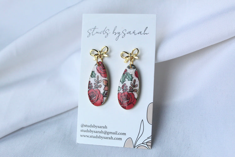 Christmas Floral Drops