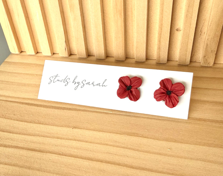 Large Clay Poppies (Textured)