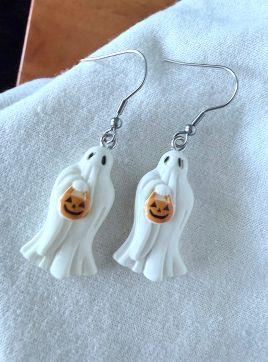 Trick or Treat Ghost Dangles