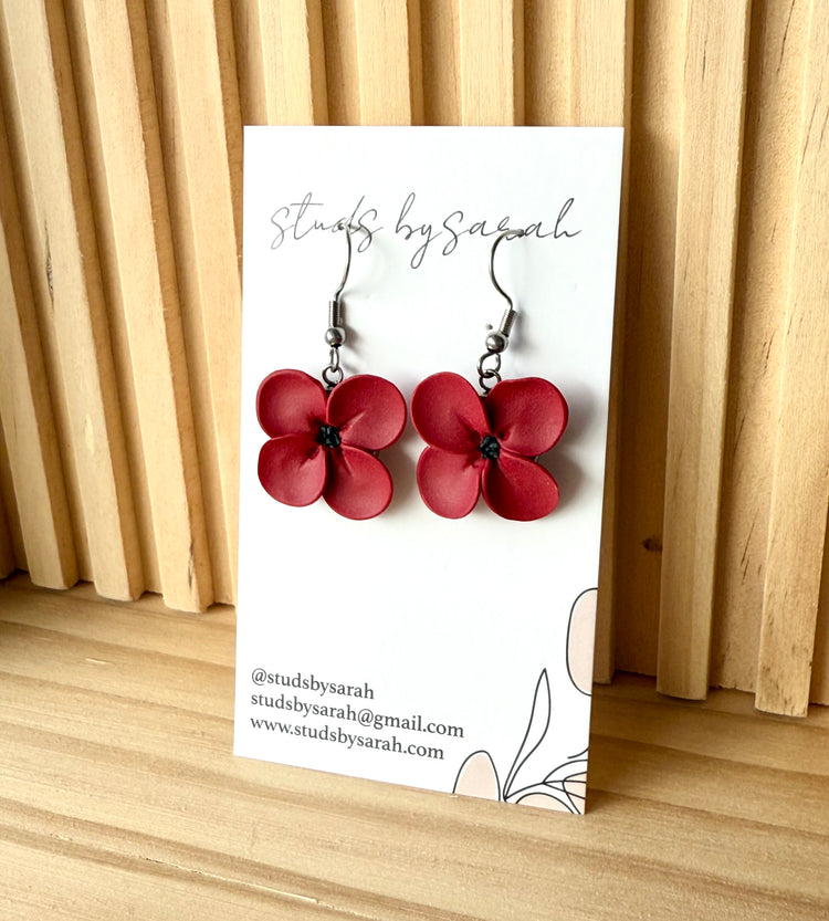 Large Clay Poppies (Smooth)