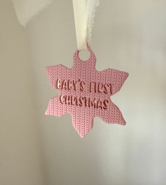 Baby’s First Christmas - Snowflake