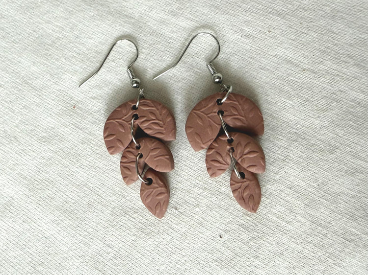 Triple Textured Dangles