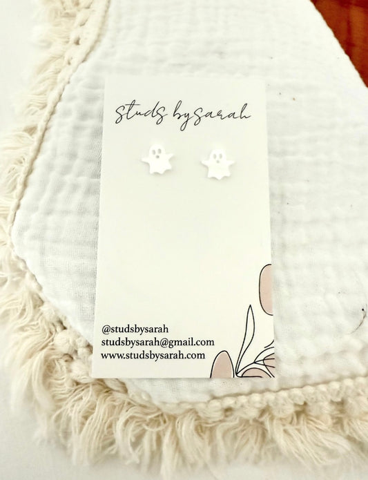Mini Ghost Studs