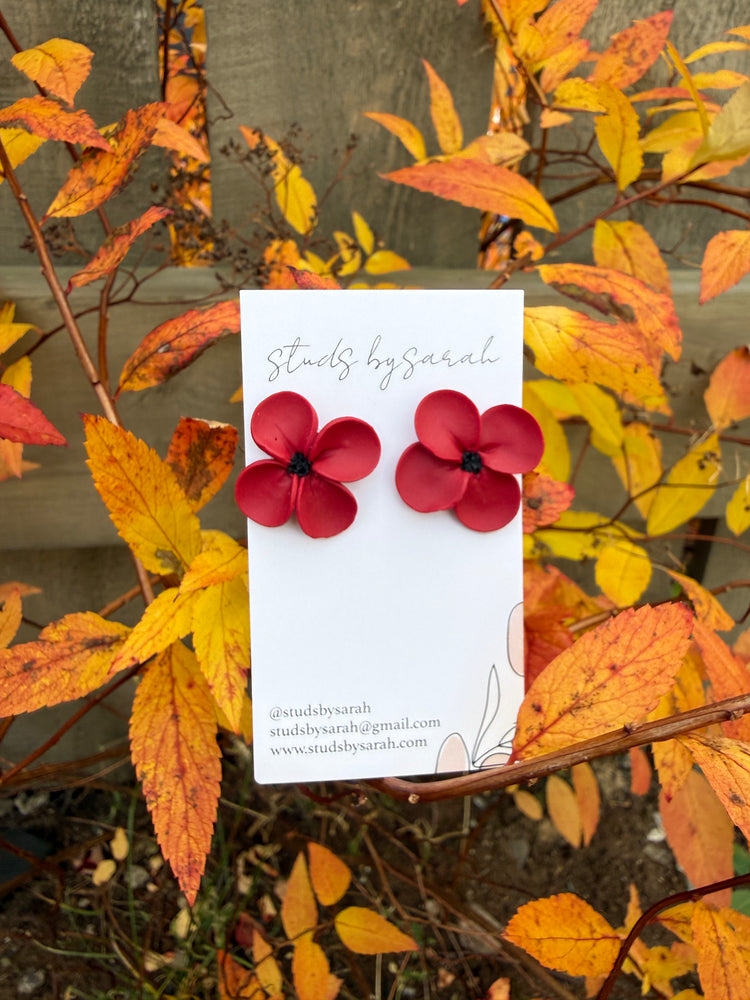 Large Clay Poppies