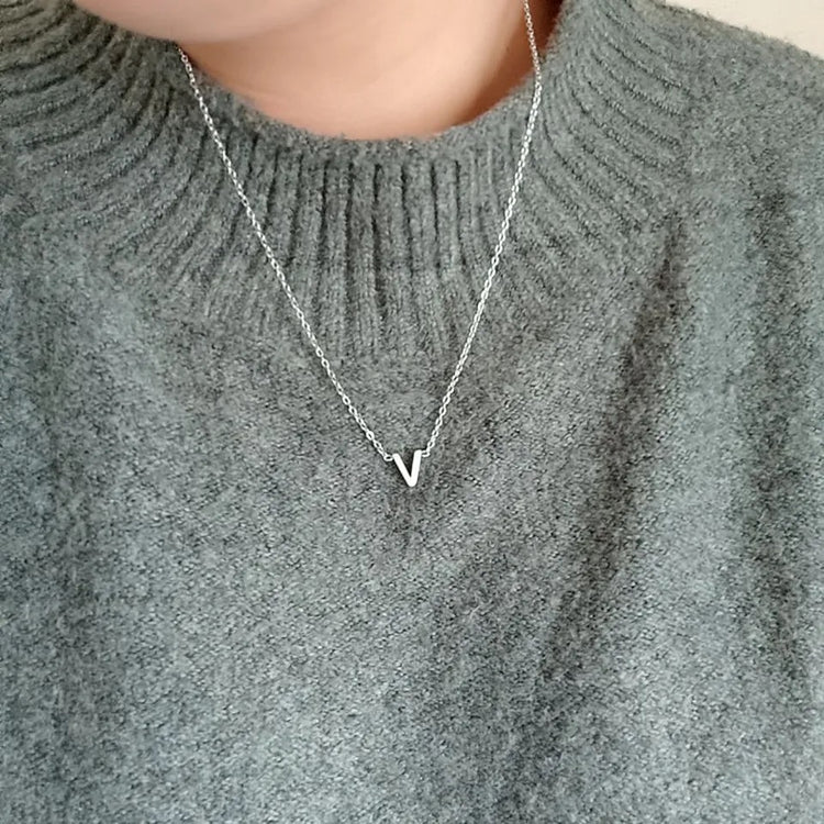 Minimalist Initial Necklace