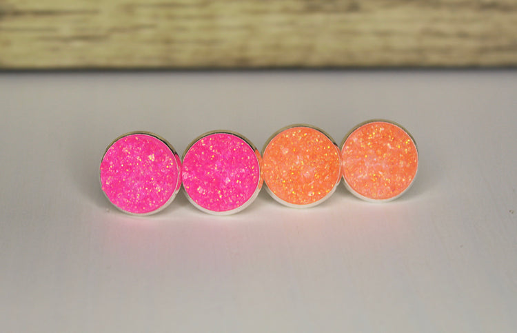 Chunky Druzy Glitter - Bright & White