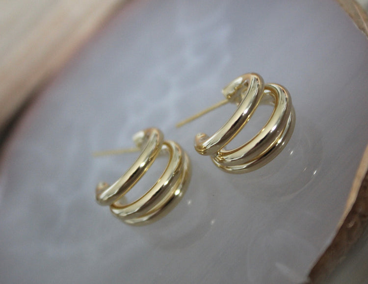 Statement Triple Hoops