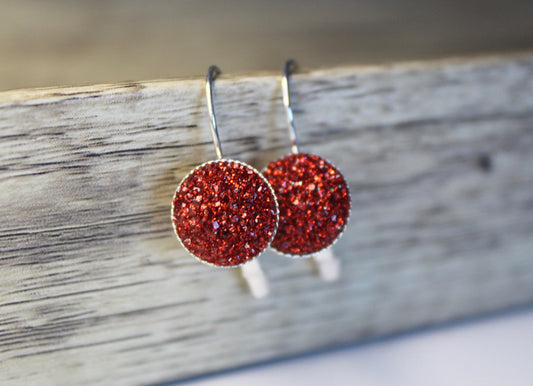 Druzy Fine Glitter - Red