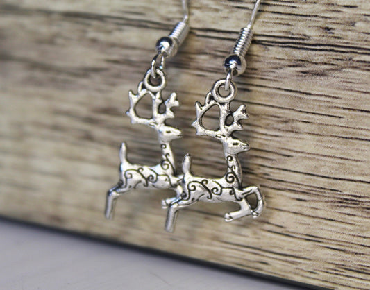 Reindeer Dangle - Stainless Steel