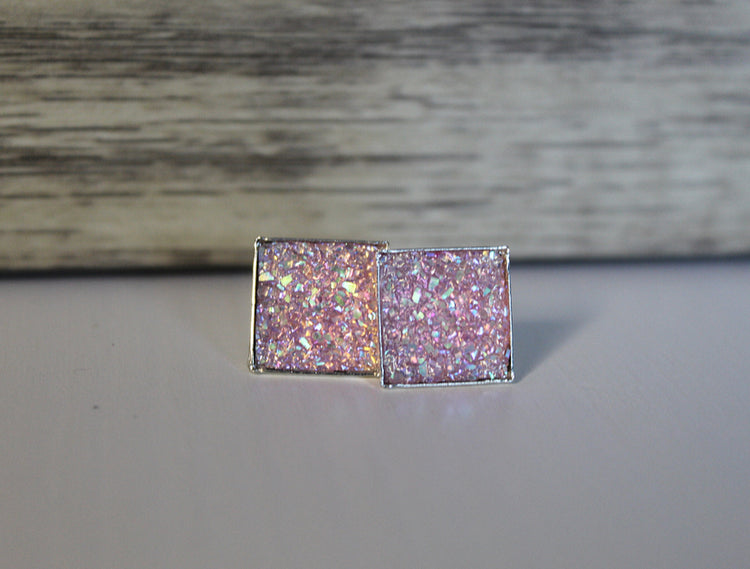 Druzy Fine Glitter Squares