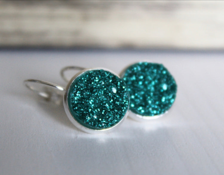 Chunky Druzy w/Fine Glitter - Turquoise