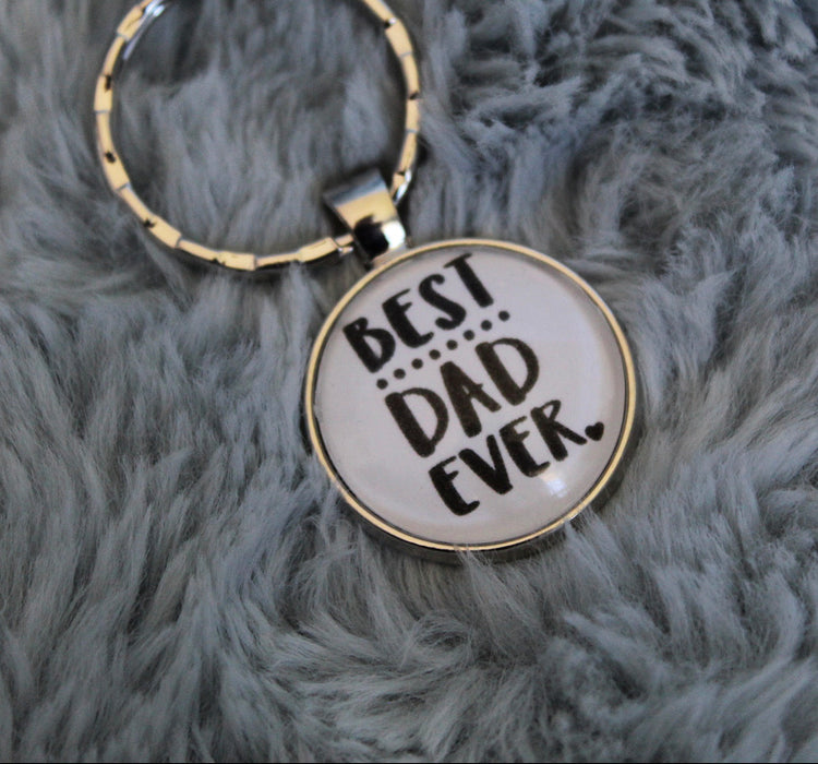 Best Dad Ever Keychain